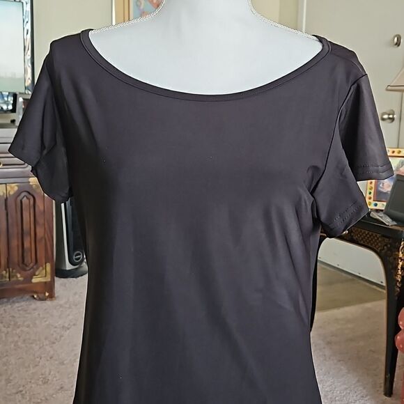 NWT Zulily black tunic top - Picture 2 of 7